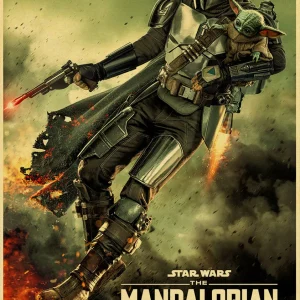 Affiche Mandalorian "Brasier"